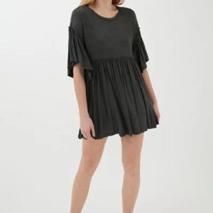 Urban Outfitters Baza Ruffle Mini Dress